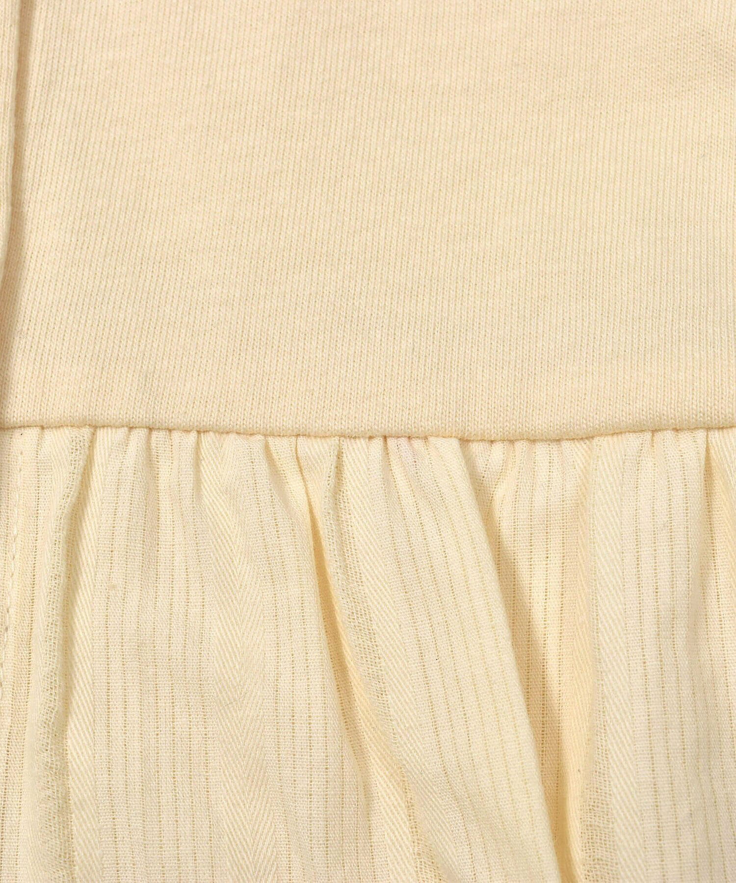 【お揃い】刺しゅう襟付き裾スカラップロンパースベビー(70~80cm)